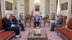 TBMM Başkanı Kurtulmuş, HAK-İŞ Genel Başkanı Arslan ile Görüştü