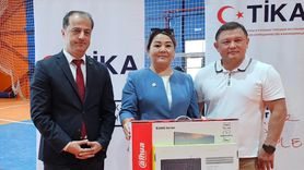 TİKA'nın Kırgızistan'a Teknik Donanım Desteği