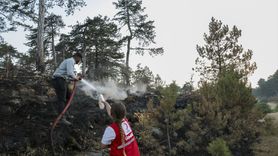 Türk Kızılay Orman Yangınlarıyla Mücadelede Aktif Rol Oynuyor