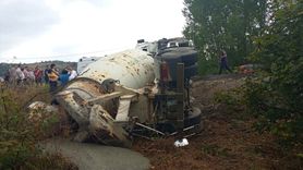 Zonguldak'ta Beton Mikserinin Devrilmesi: 1 Ölü, 1 Yaralı