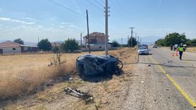 Antalya'da Takla Atan Araçta Hayatını Kaybeden Sürücü