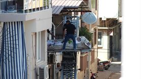 Aydın'da 310 Kiloluk Cenaze Eşya Taşıma Asansörüyle Çıkarıldı