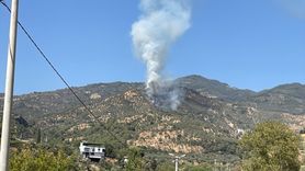 Aydın'daki Zeytinlik Yangınına Müdahale Başlandı