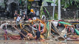 Bali Adası'ndaki Şiddetli Yağışlar Hayatları Kayıplara Yolaçtı