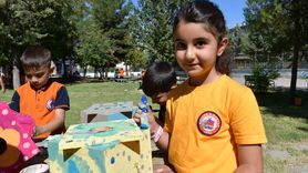 Batman'da Çocuklar İçin Kuş Yuvası Boyama Etkinliği Düzenlendi