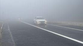 Bolu Dağı'nda Görüş Mesafesi Düşüyor