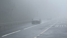 Bolu Dağı'nda Sağanak ve Sis Etkisi