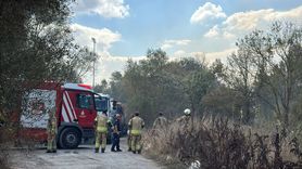 Büyükçekmece'de Göl Kenarındaki Yangın Kontrol Altına Alındı