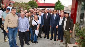 Büyükgümüş'ten Arnavutköy'de İşçilere Ziyaret