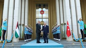 Cumhurbaşkanı Erdoğan Filistin Devlet Başkanı Abbas ile Görüştü