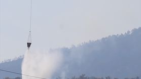 Denizli'nin Buldan İlçesindeki Orman Yangınına Müdahale Devam Ediyor