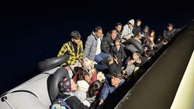 Dikili Açıklarında Düzensiz Göçmen Operasyonu