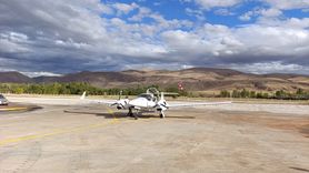 Divriği Havaalanı'na 84 Yıl Sonra Uçak İndi