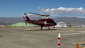 Erzurum'da Kalp Krizi Geçiren Hasta Ambulans Helikopterle Kurtarıldı