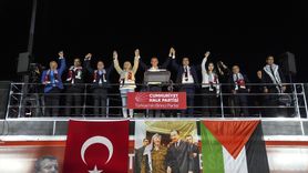 Eyüpsultan'da Filistin'e Destek Mitingi