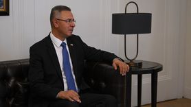 Filistin Büyükelçisi Mustafa'dan Davutoğlu'na Veda Ziyareti