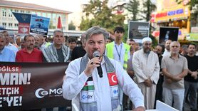 Gaziantep'te İsrail Saldırılarına Protesto