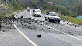Giresun'da Sağanak Yağış ve Heyelanlar