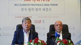 HAK-İŞ ve Kore Sendikalar Federasyonu Arasında İşbirliği Protokolü İmzalandı