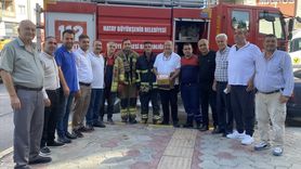 Hatay'da İtfaiye Haftası İçin Sürpriz Kutlama