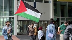 Hollandalılardan Sumud Filosu için Dışişleri Bakanlığı önünde Eylem