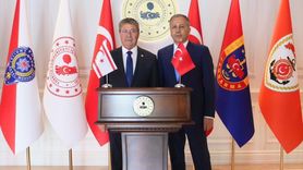 İçişleri Bakanı Yerlikaya, KKTC Başbakanı Üstel ile Görüştü
