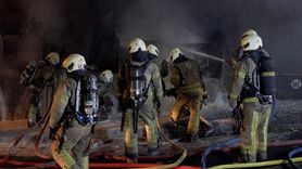 Kağıthane'de İş Yerinde Yangın Kontrol Altına Alındı