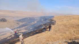 Kars'taki Anız Yangını Kontrol Altına Alındı