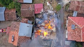 Kastamonu'da Yangın: Bir Konak Kullanılamaz Hale Geldi