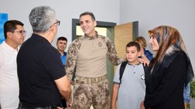 Kayseri Emniyet Müdürü, Şehit Çocuklarını Okula Ulaştırdı