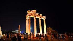 Kırmızı Ay Tutulması Side Antik Kenti'nde Görüldü