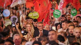 KKTC'de CTP'nin Cumhurbaşkanı Adayı Tufan Erhürman Seçim Çalışmalarına Başladı