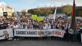 Konya ve Aksaray'da Küresel Sumud Filosu'na Destek Yürüyüşü Düzenlendi