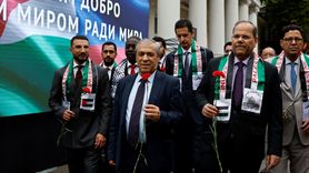 Moskova'da Filistin Halkına Destek Etkinliği