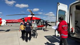 Muş'tan Van'a Ambulans Helikopterle Yenidoğan Sevk Süreci