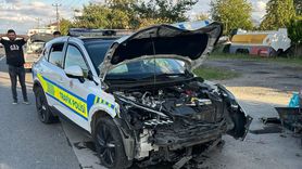 Ordu'da Hız Denetimi Yapan Polise Çarpan Otomobil Kazası