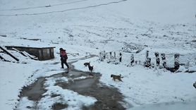 Rize'nin Yüksek Kesimlerinde Kar Yağışı Başladı