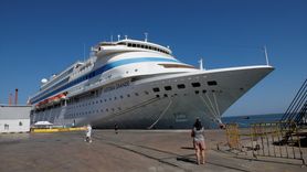 Samsun Limanı'na Demirleyen 'Astoria Grande' Kruvaziyeri