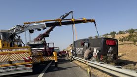 Şanlıurfa'da Yolcu Otobüsü Devrildi, 27 Yaralı