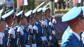 Sırbistan'da 'Birliğin Gücü' Askeri Geçit Töreni