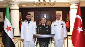 Suriye Deniz Kuvvetleri Komutanı Türkiye'de