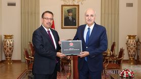 TBMM Başkanı Kurtulmuş, Sayıştay Başkanı Yener'i Ağırladı