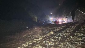 Trabzon'da Sağanak Yağışlar Heyelana Neden Oldu