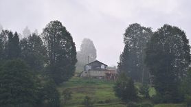 Trabzon'un Yüksek Kesimlerinde Görülen Sis Manzarası
