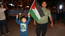 Amasya'da Gazze İçin Protesto Yürüyüşü