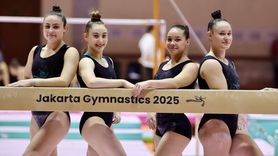 Artistik Cimnastik Milli Takımı, Dünya Şampiyonası Öncesi İlk Antrenmanını Yaptı