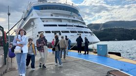 Astoria Grande Kruvaziyeri Amasra'ya Demir Attı