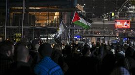 Berlin'de Küresel Sumud Filosu'na Destek Gösterisi