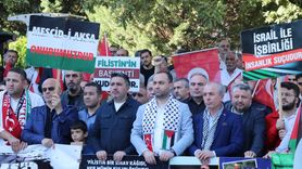 Çankırı'da Küresel Sumud Filosu'na Destek Gösterisi Düzenlendi