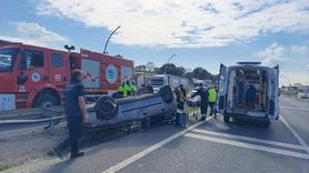 Çerkezköy'de Trafik Kazası: Sürücü Yaralandı